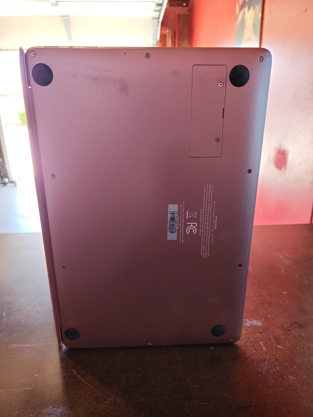 Thomson Laptop Windows 10 NEOX14 14.1 In-4Gb Ram- 4Intel 64Gb-METALCASE PINK