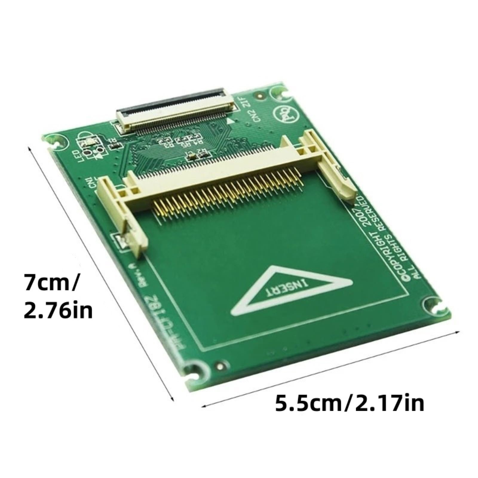 1 x CF Compact Flash Memory Card to 1.8″ ZIF 40PIN CE HDD Adapter Converter