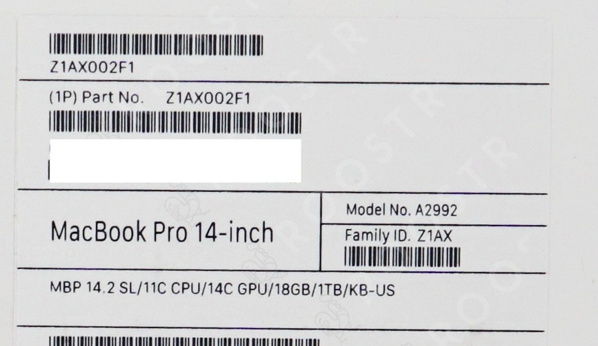 Apple MacBook Pro 14″ M3 Pro 14-Core GPU A2992 18GB RAM 1TB SSD 2023 BRAND NEW