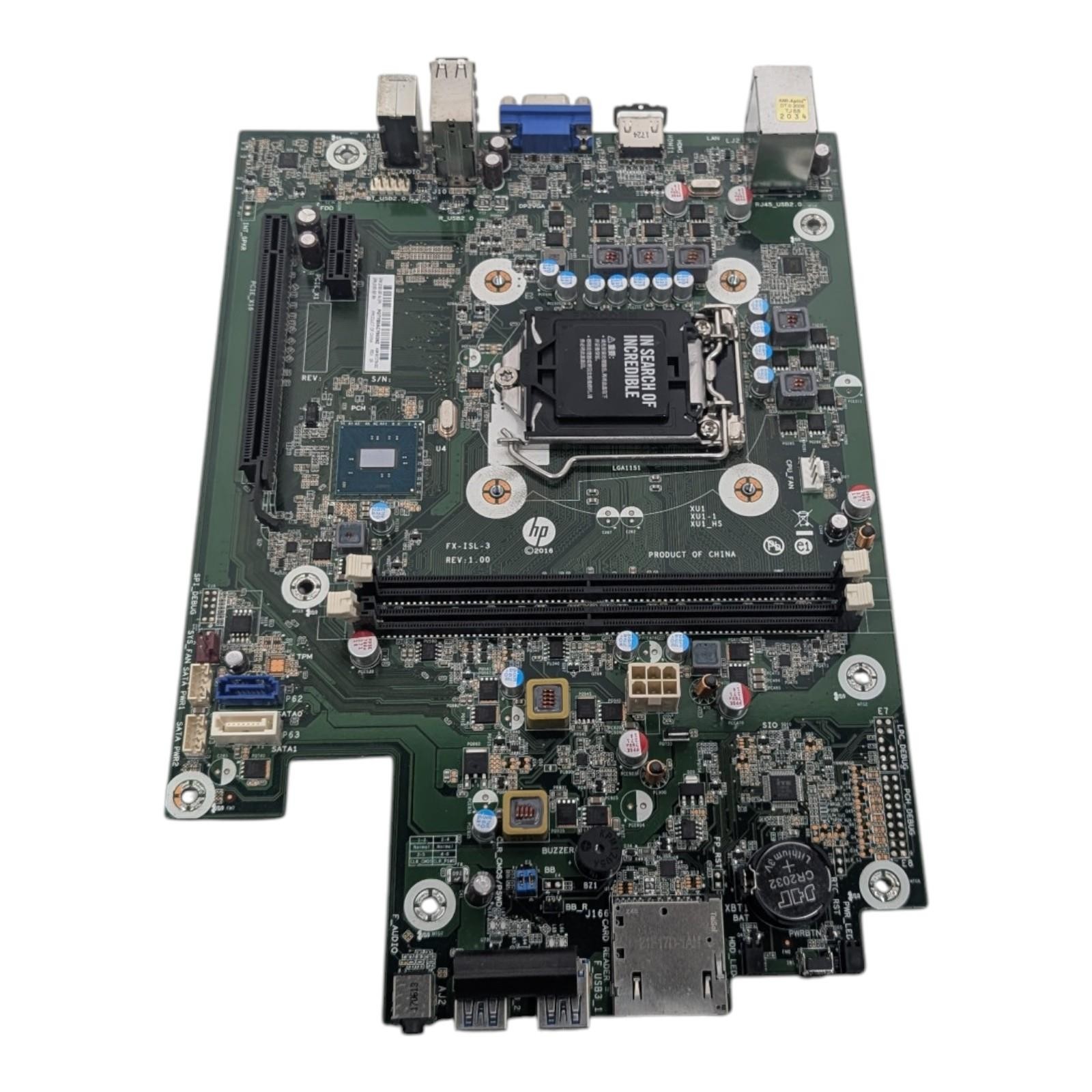 HP 280 G2 SFF Desktop Motherboard Intel LGA 1151 DDR4 L01951-001 901279-002