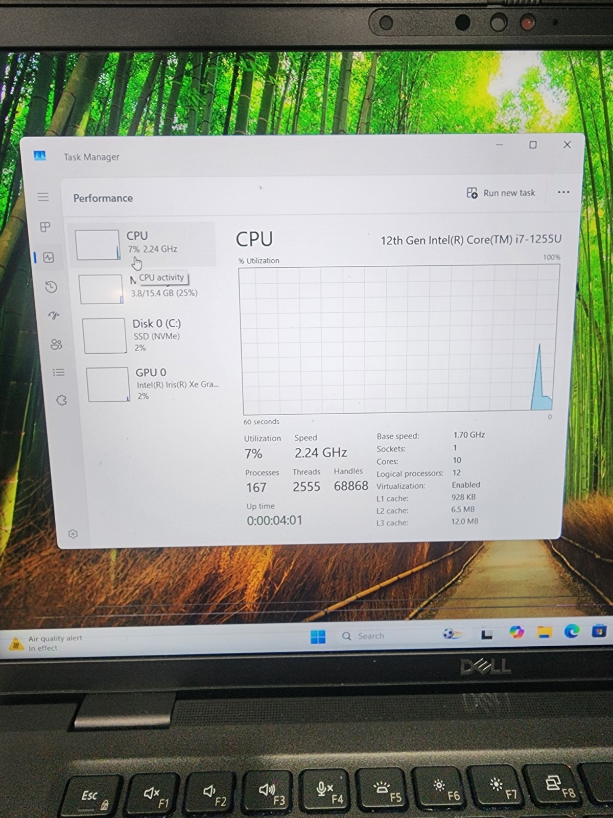 Dell Latitude 7530 i7-1255U – 16GB RAM – 512GB NVMe SCREEN ISSUE – NO AC