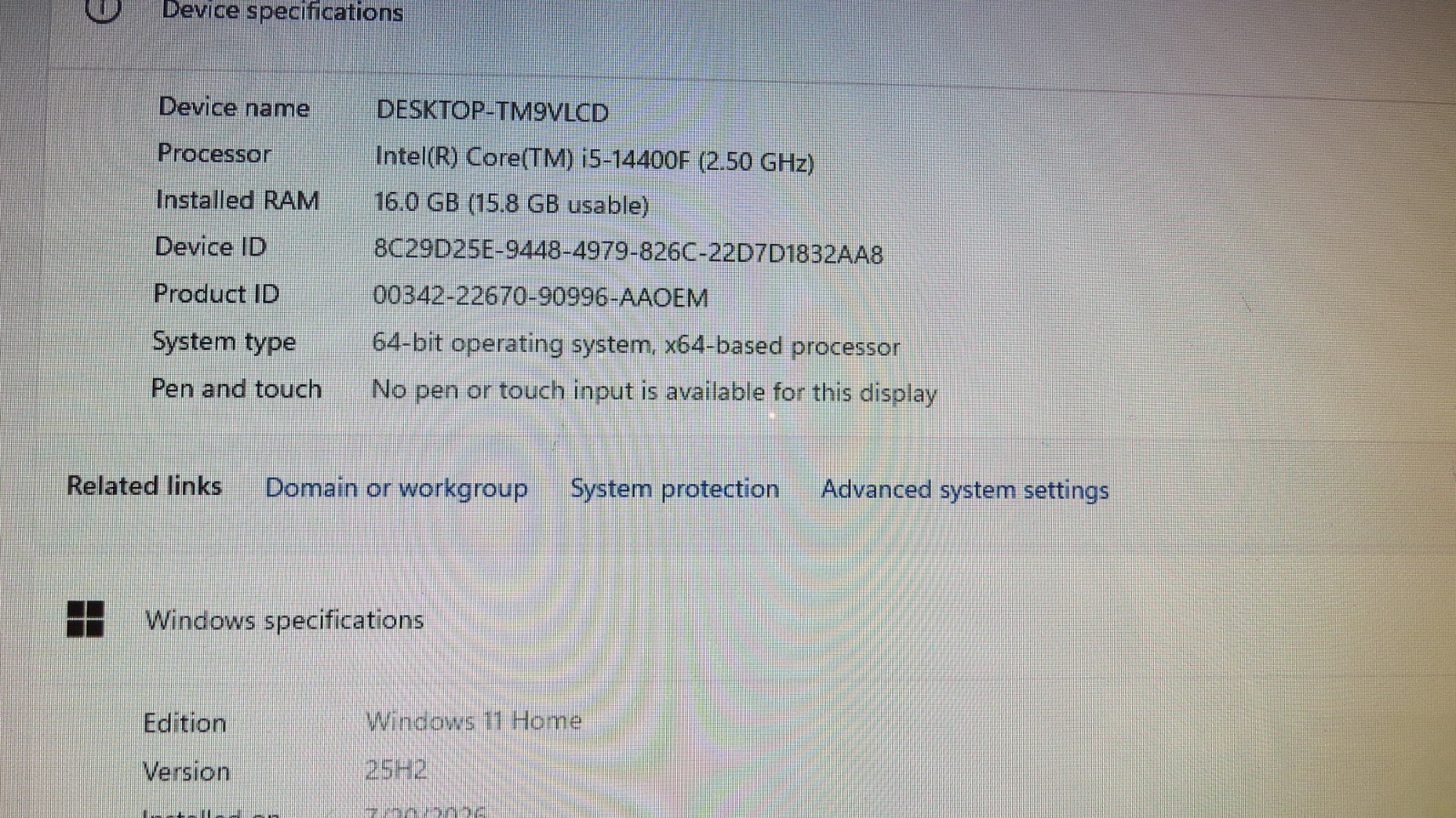 Acer Nitro N60-640-URAC94 Gaming Tower Core i5 2.5GHz 16GB RAM 1TB SSD RTX 5060