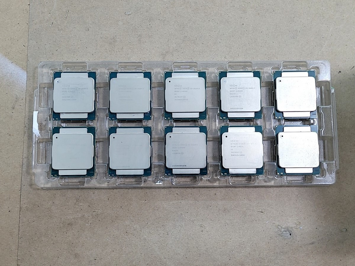 Lot of 10* Intel SR207 Xeon E5-2620 V3 2.40GHz CPU Processor