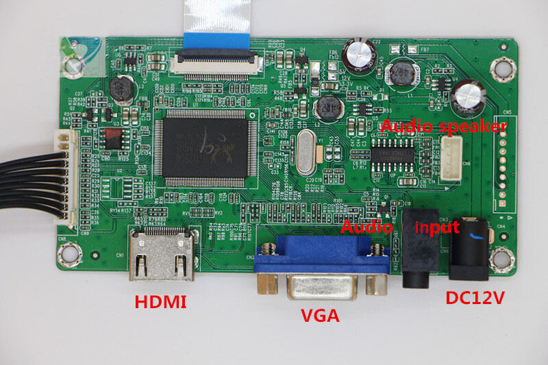 HDMI VGA EDP Controller board Kit with 1920X1200 IPS 10.1″ Screen LCD LED panel
