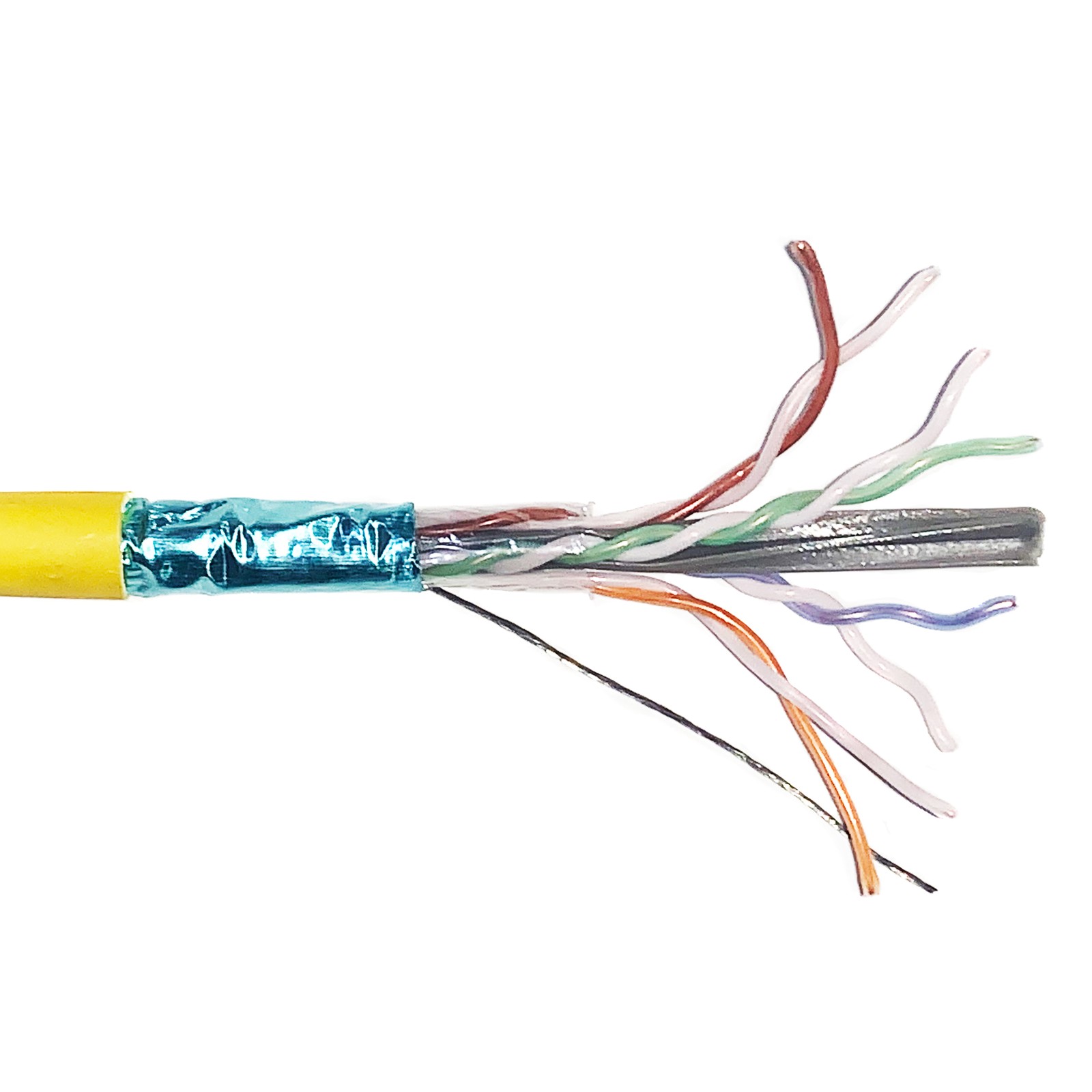MOLEX CAA-0320P-YL PLENUM CATEGORY-6A SHIELDED CABLE, CAT6A F/UTP CMP, 1000-FEET