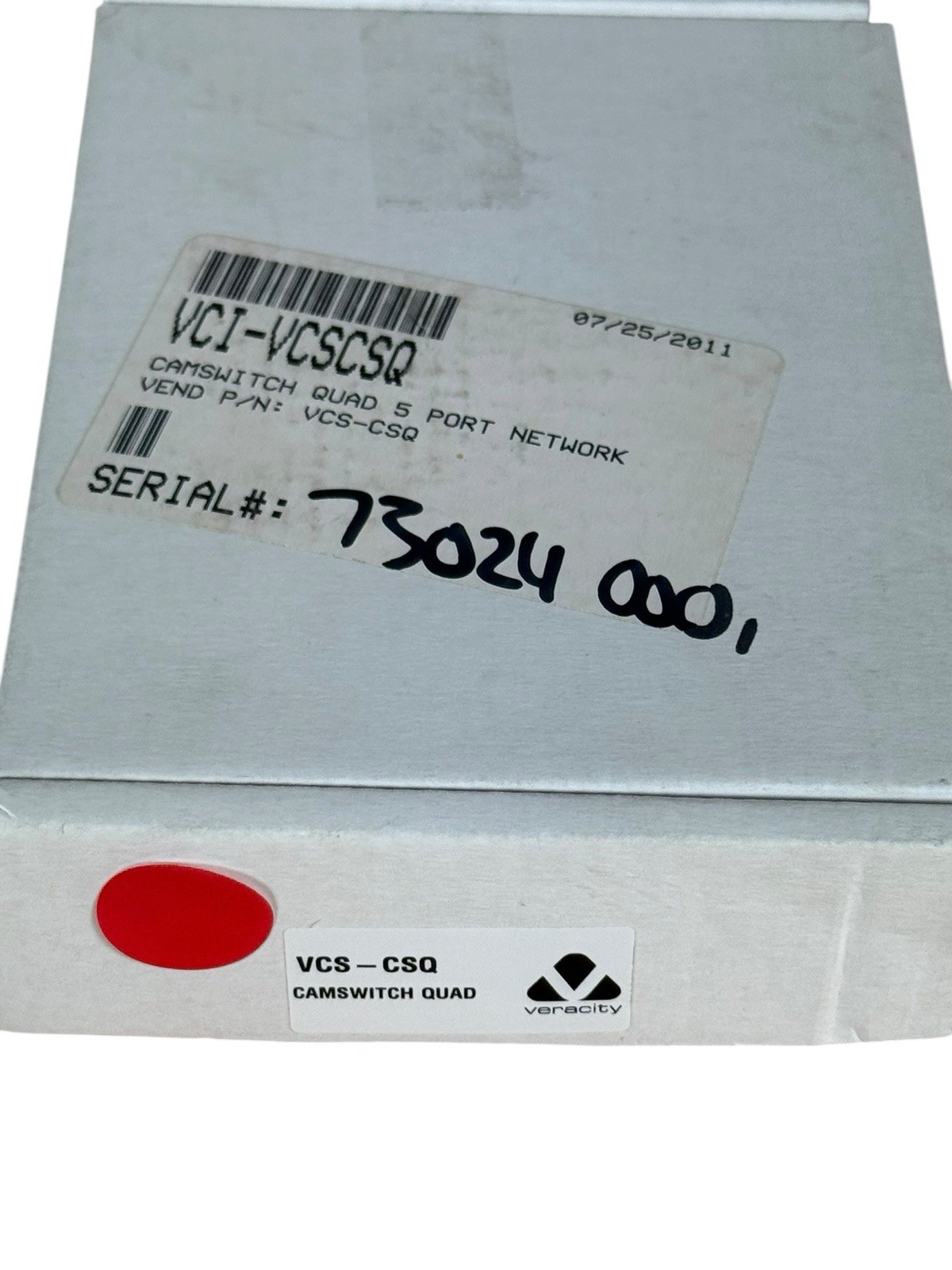 Veracity VCS-CSQ Camswitch Quad 5 Port Network POE Switch New In Box