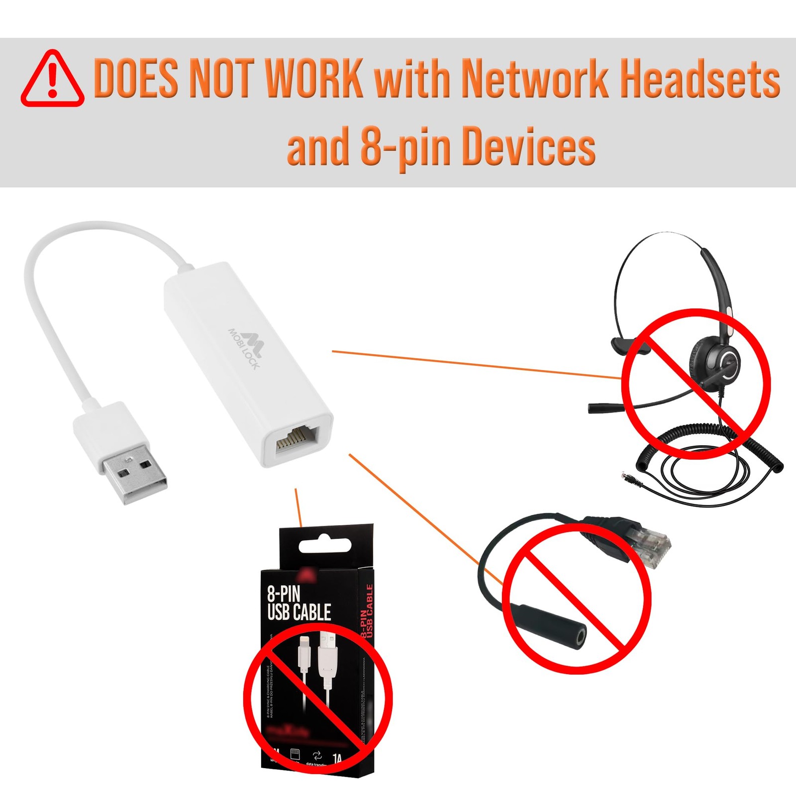 USB Ethernet LAN Network Adapter Compatible with Laptops and All USB 2.0 Comp…