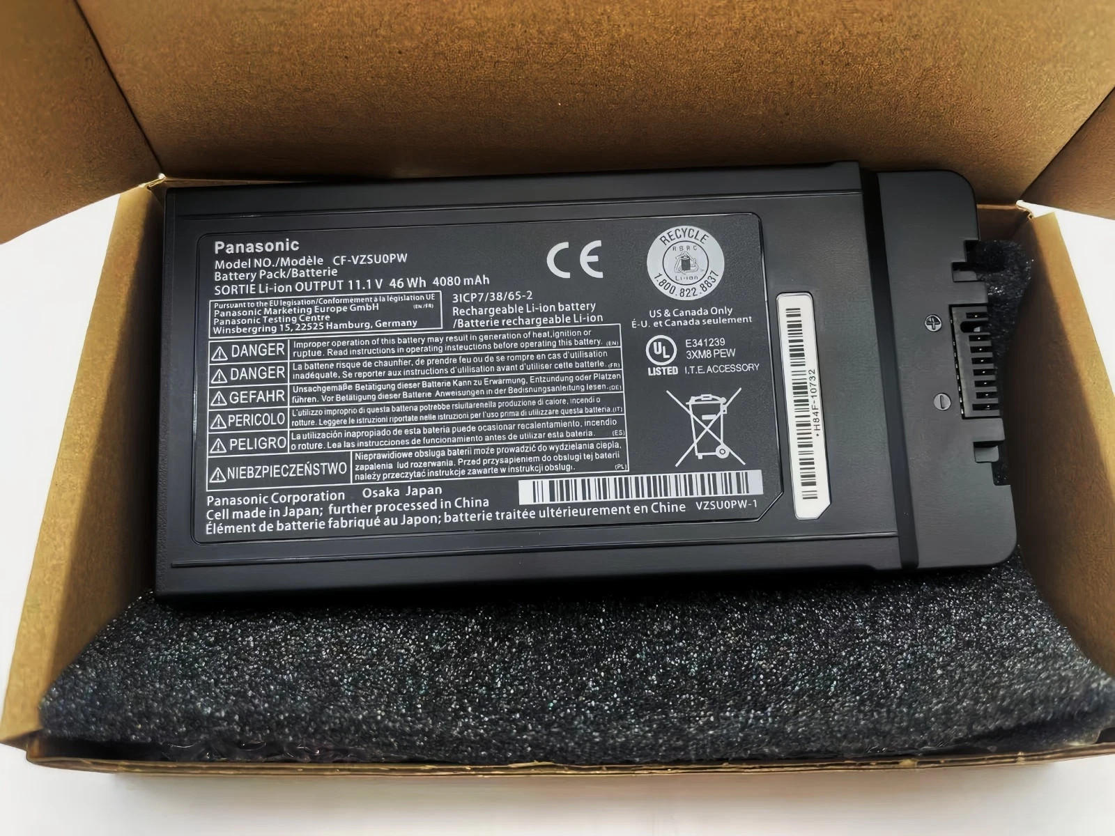 Original CF-VZSU0PR CF-VZSU0PW Laptop Battery For Panasonic Toughbook CF-54 MK1