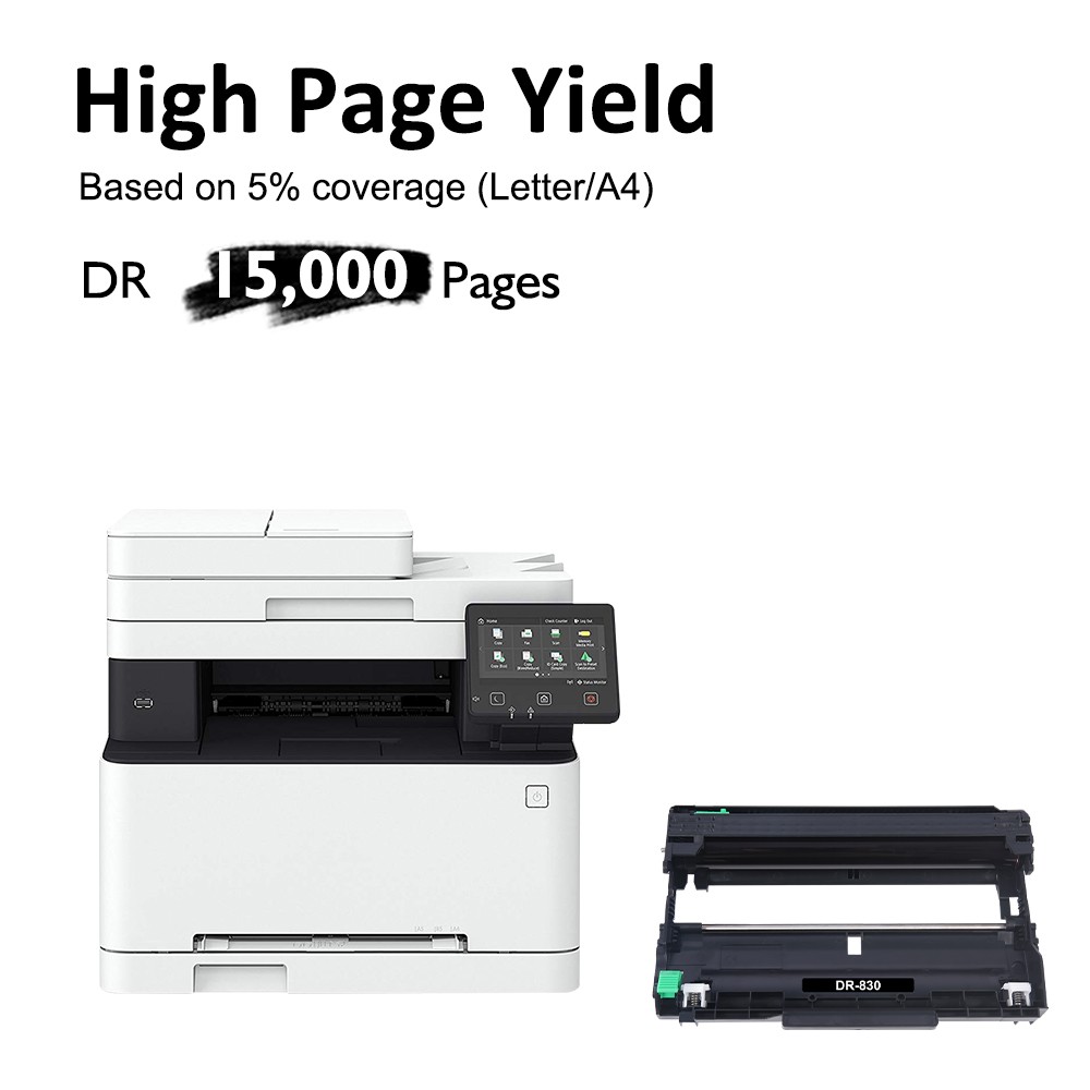 1PK TN830 XL Toner Cartridge for Brother DR830 HL-L2400D HL-L2405W DCP-L2640DW