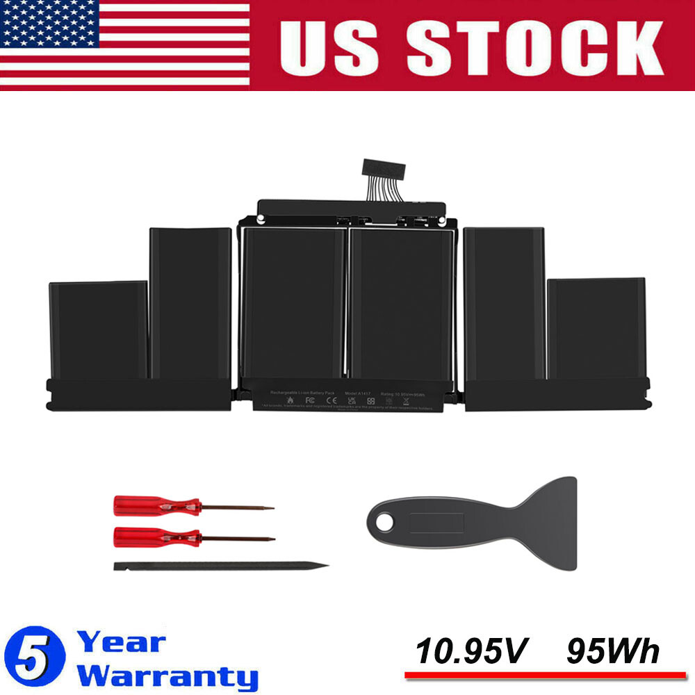 A1417 Replacement Battery for Apple MacBook Pro 15″ A1398 Mid 2012 Early 2013