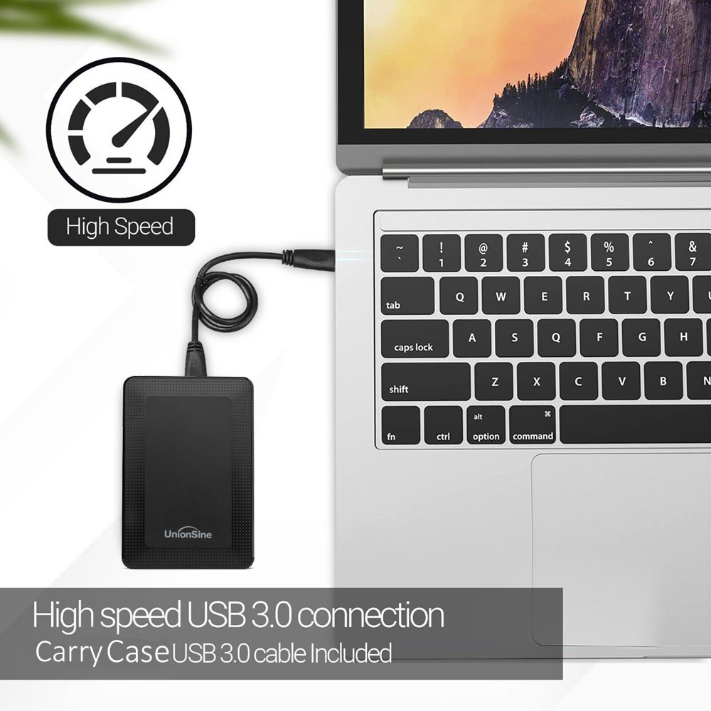 USB 3.0 SATA HDD External Hard Drive Portable Desktop Mobile Hard Disk 500GB 1TB