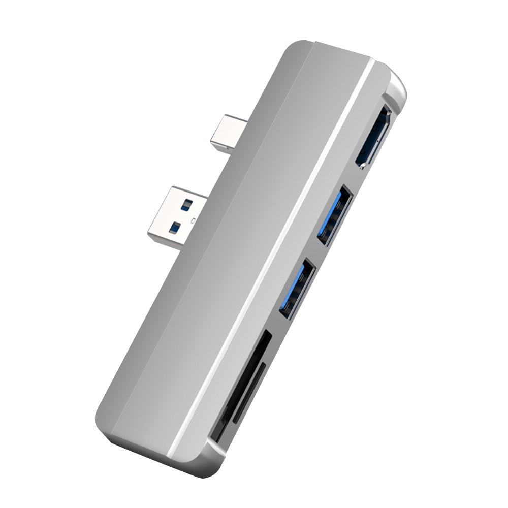 USB 3.0 Micro SD SDHC Hub DP To HDMI Converter Adapter For Surface Pro 4/5/6 qq
