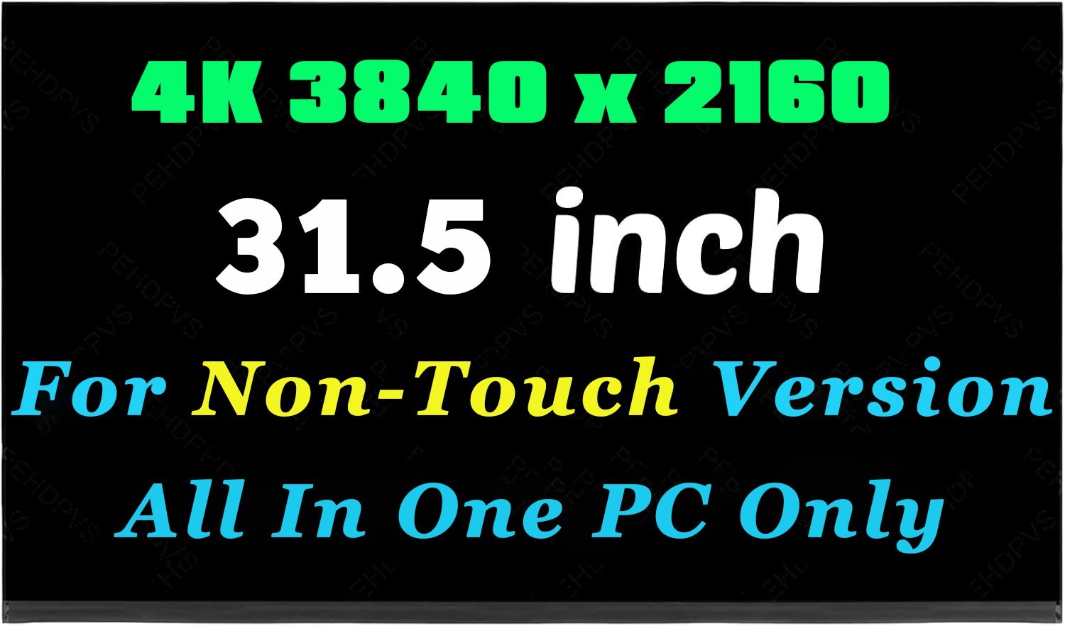 HP OmniStudio X 31.5″ 4K UHD All-in-One 32-C1014 LCD Display Screen 3840 x 2160