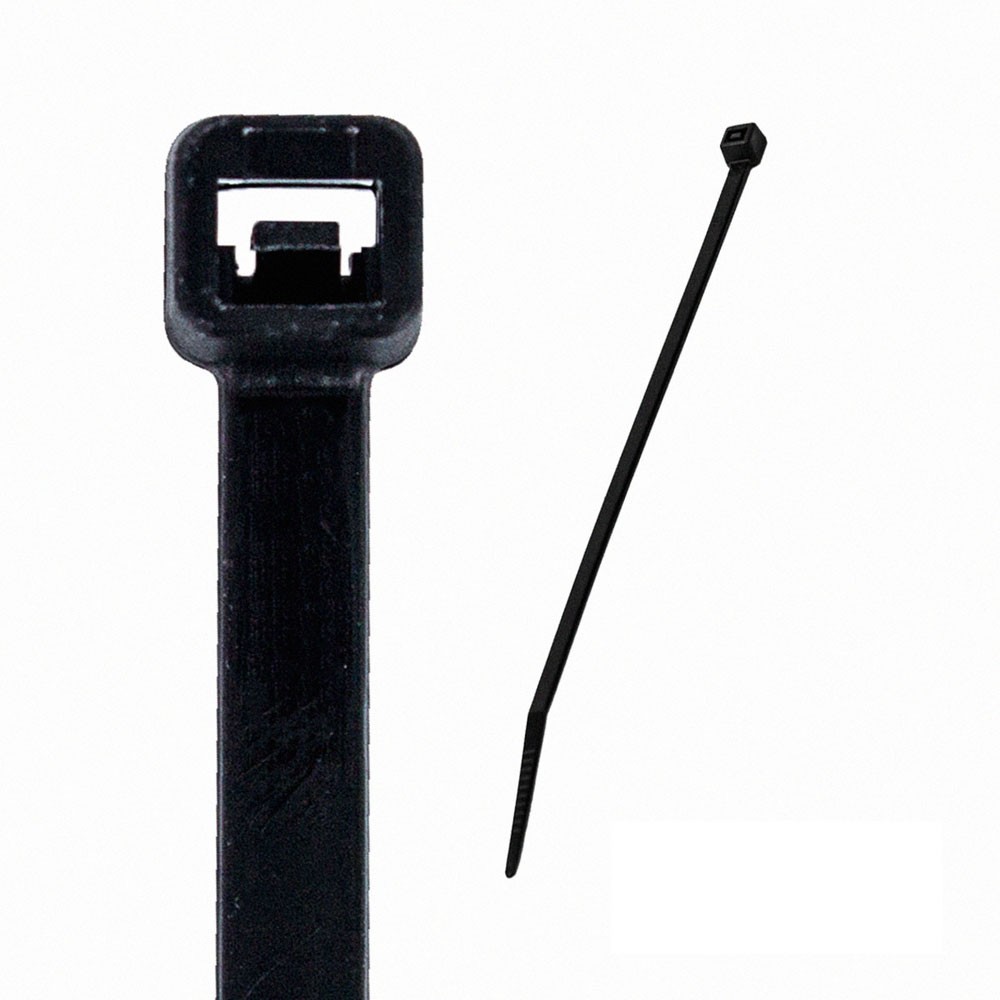 6 Inch Nylon UV Resistant Cable Wire Zip Tie 40 lbs – Black 400 Pack Lot Pcs Qty