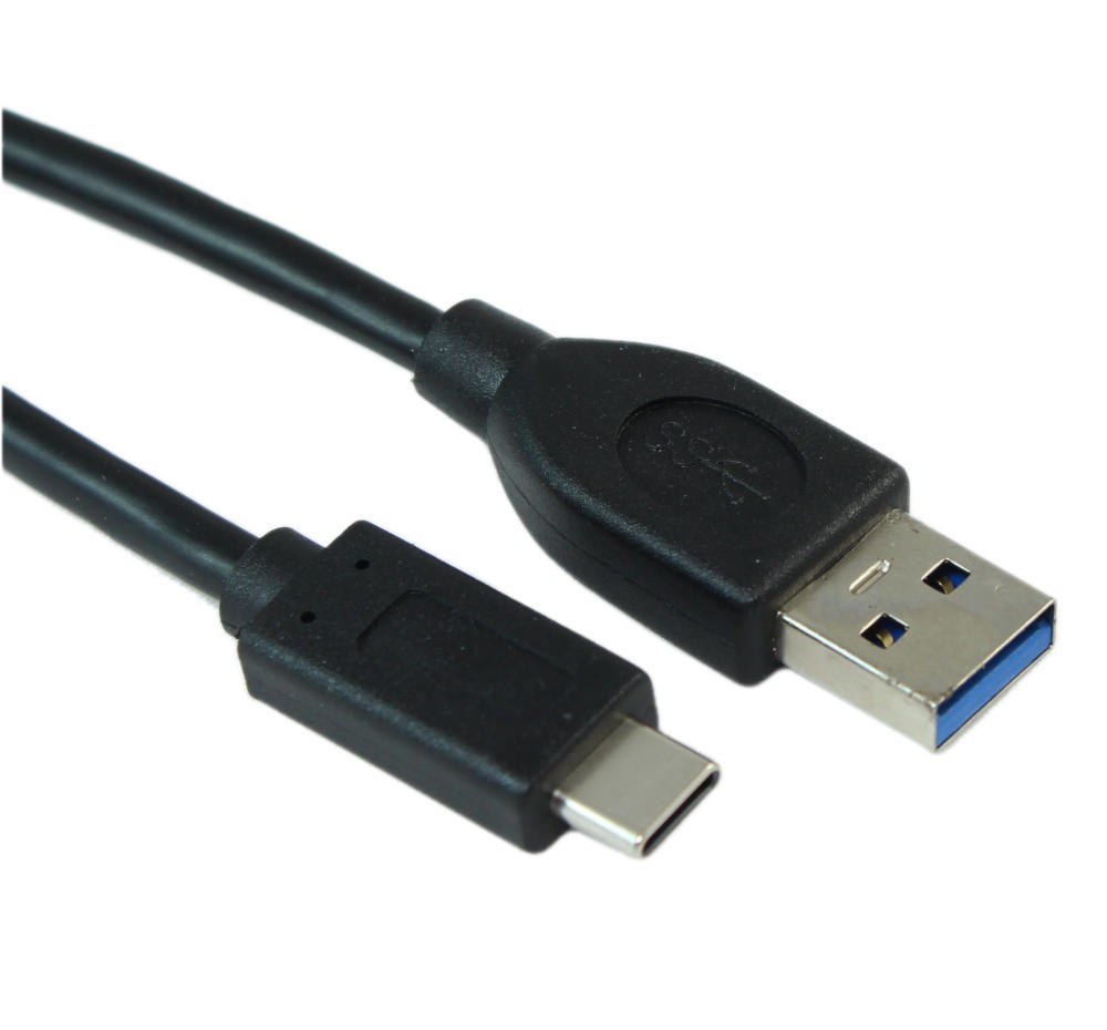 4ft USB 3.2 Gen 2 Type-C Male to Type-A Male Cable 10Gbps Black