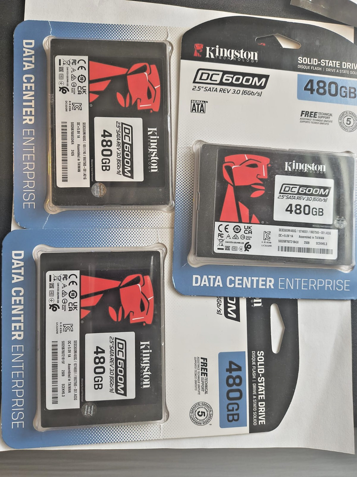 Kingston DC600M 480GB 2.5″ SATA Internal Solid State Drive SEDC600M480G