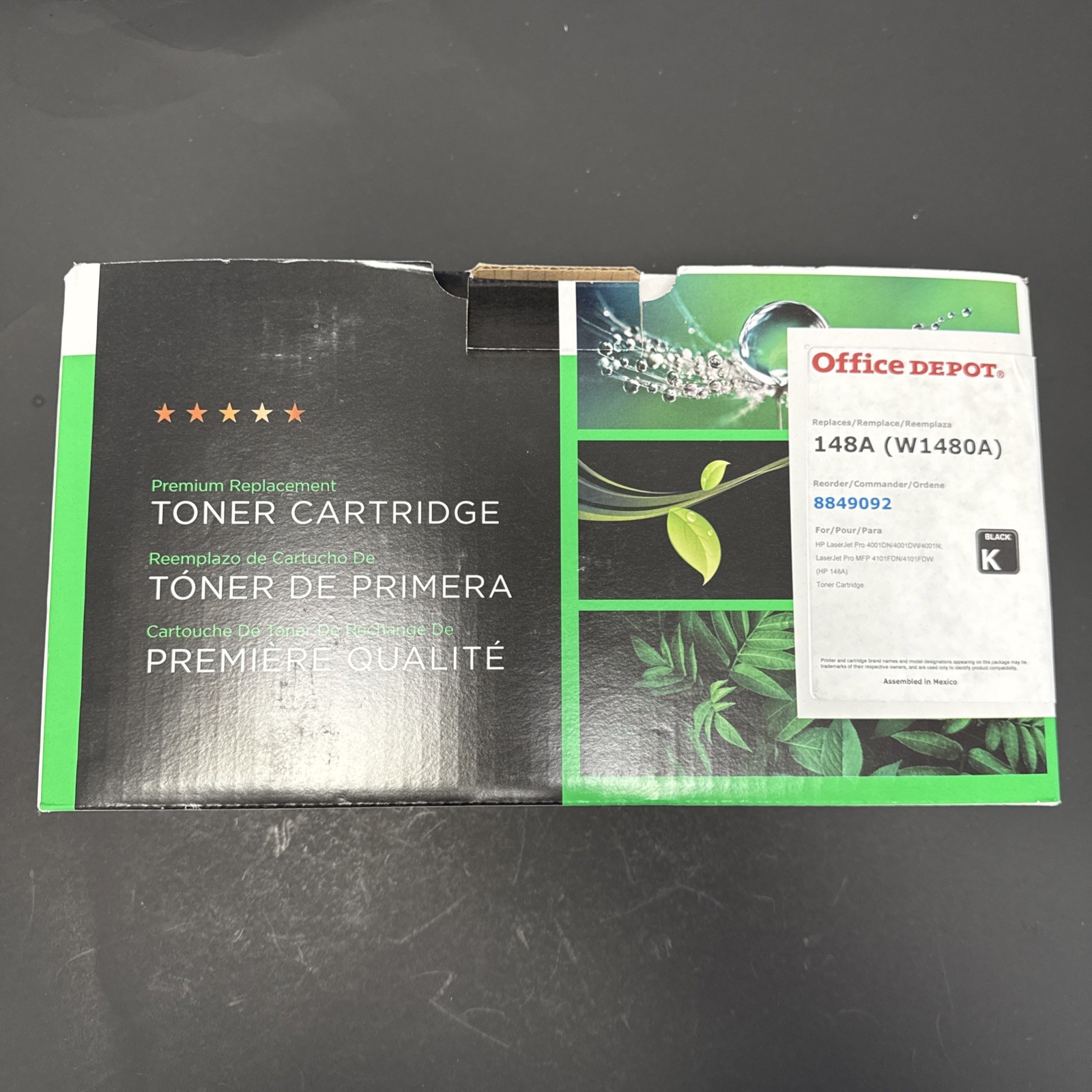 Office Depot Premium Replacement Toner Cartridge-148A (W1480A) HP -Laser jet
