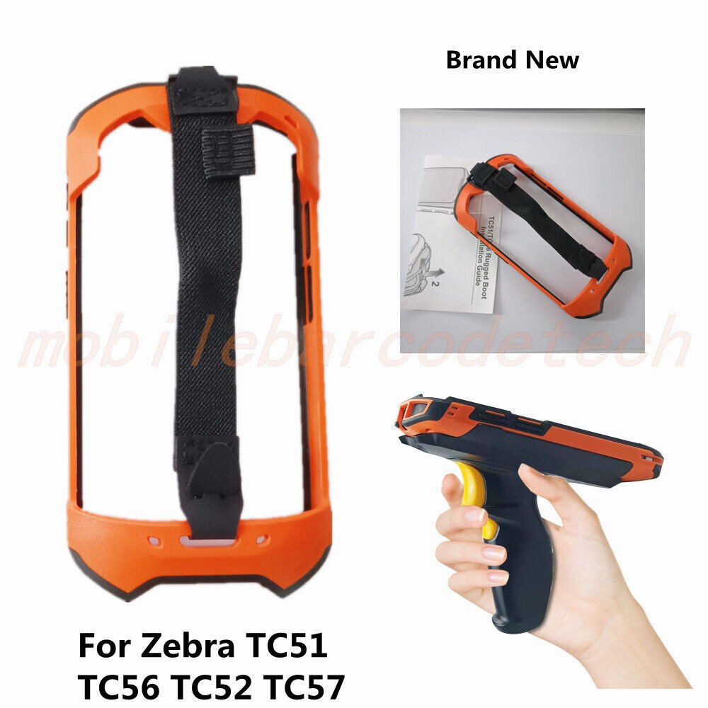 New Orange Protective Cover Case For Zebra TC51 TC52 TC56 TC57 SG-TC5X-EXO1-01