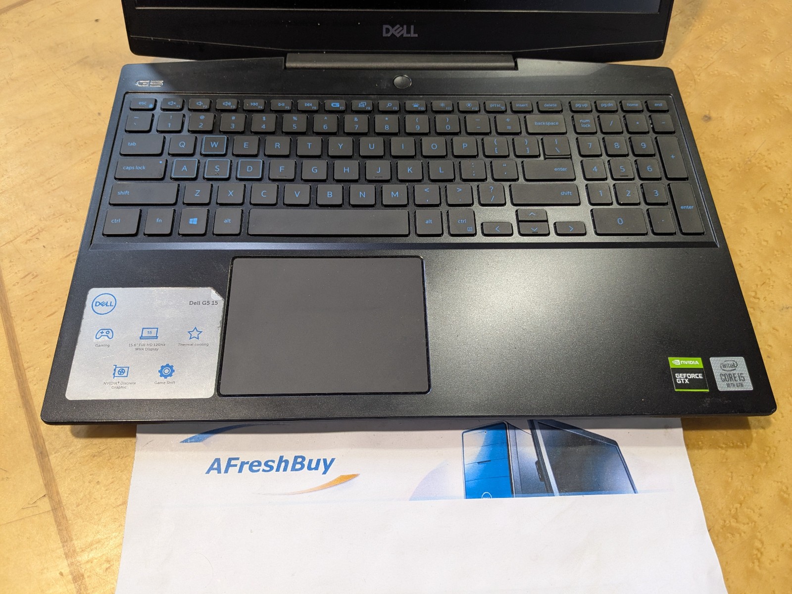 Dell G5 15 5500 15.6″ Laptop i5-10300H 2.5Ghz 16GB Ram 512GB SSD No OS