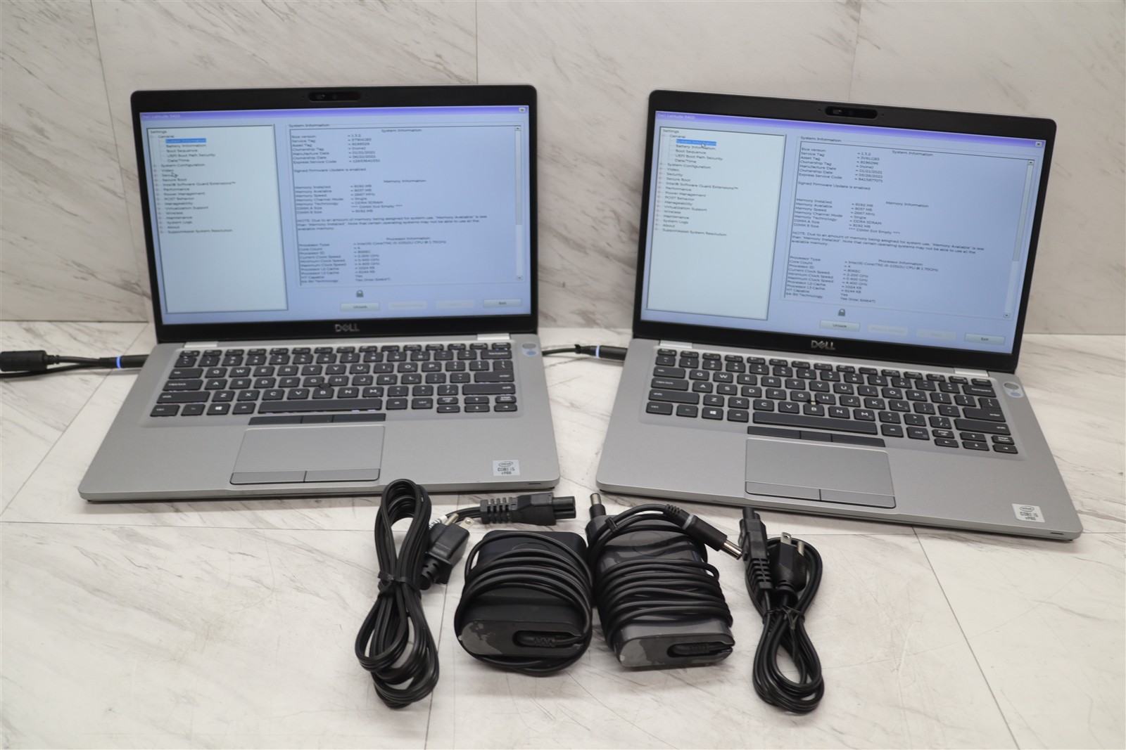 2 LOT – Dell Latitude 5410 14″ Intel i5-10310U 1.70GHz 8GB FHD Laptop 1080p