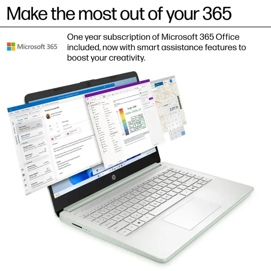 📍HP 14 in Student Laptop Intel Processor N150 Notebook UP TO 16GB RAM Win11Pro
