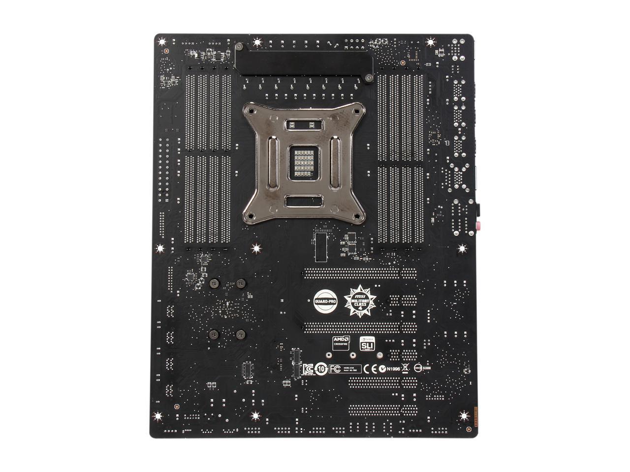 For LGA 2011-3 MSI X99S SLI PLUS Motherboard 8*DDR4 USB 3.0 Intel On-Board Audio
