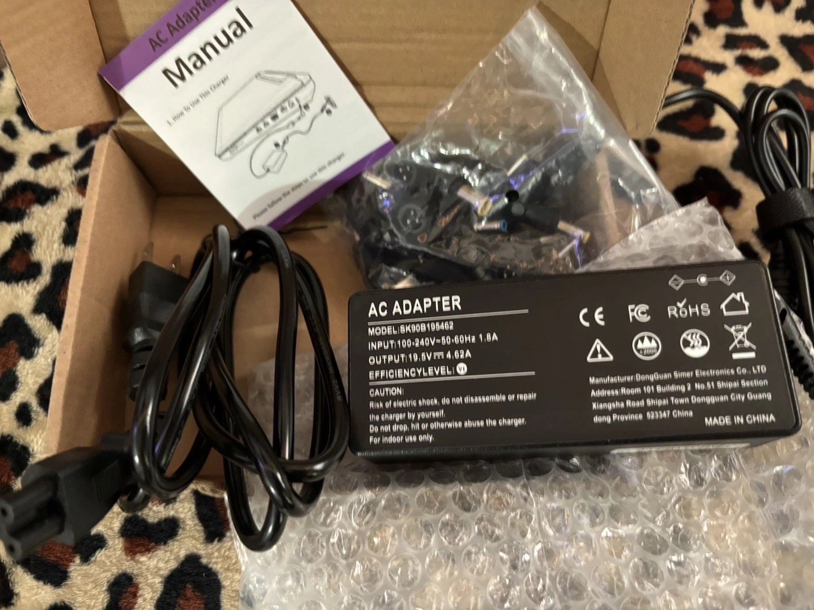 Multi Charger With different adapters For Laptop