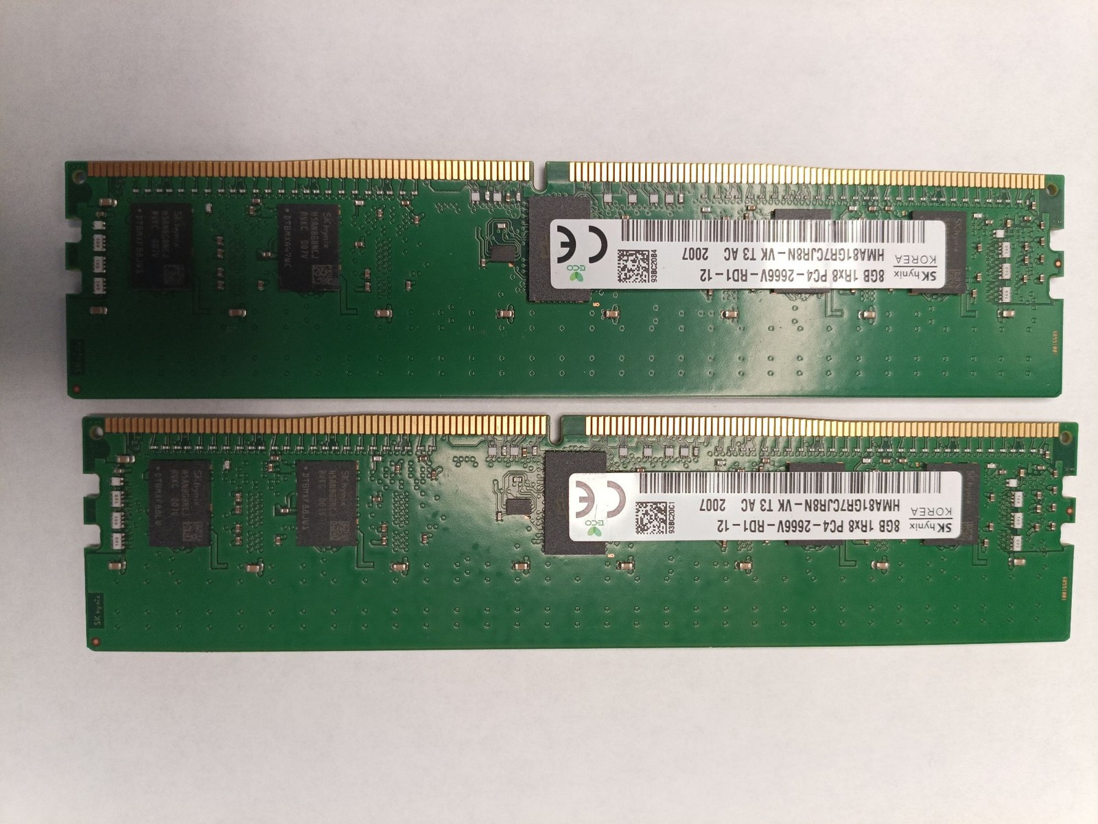 16GB Kit (2x8GB) SK Hynix DDR4 2666MHz PC4-2666V ECC UDIMM Server RAM