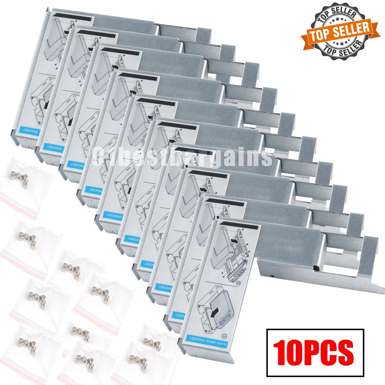 (10) 9W8C4 3.5 to 2.5 Adapter For Dell F238F KG1CH X7K8W 11th 12th 13th 14th gen