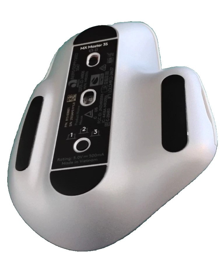 Logitech MX Master 3S Wireless Mouse Good Condition | Pale Gray,,