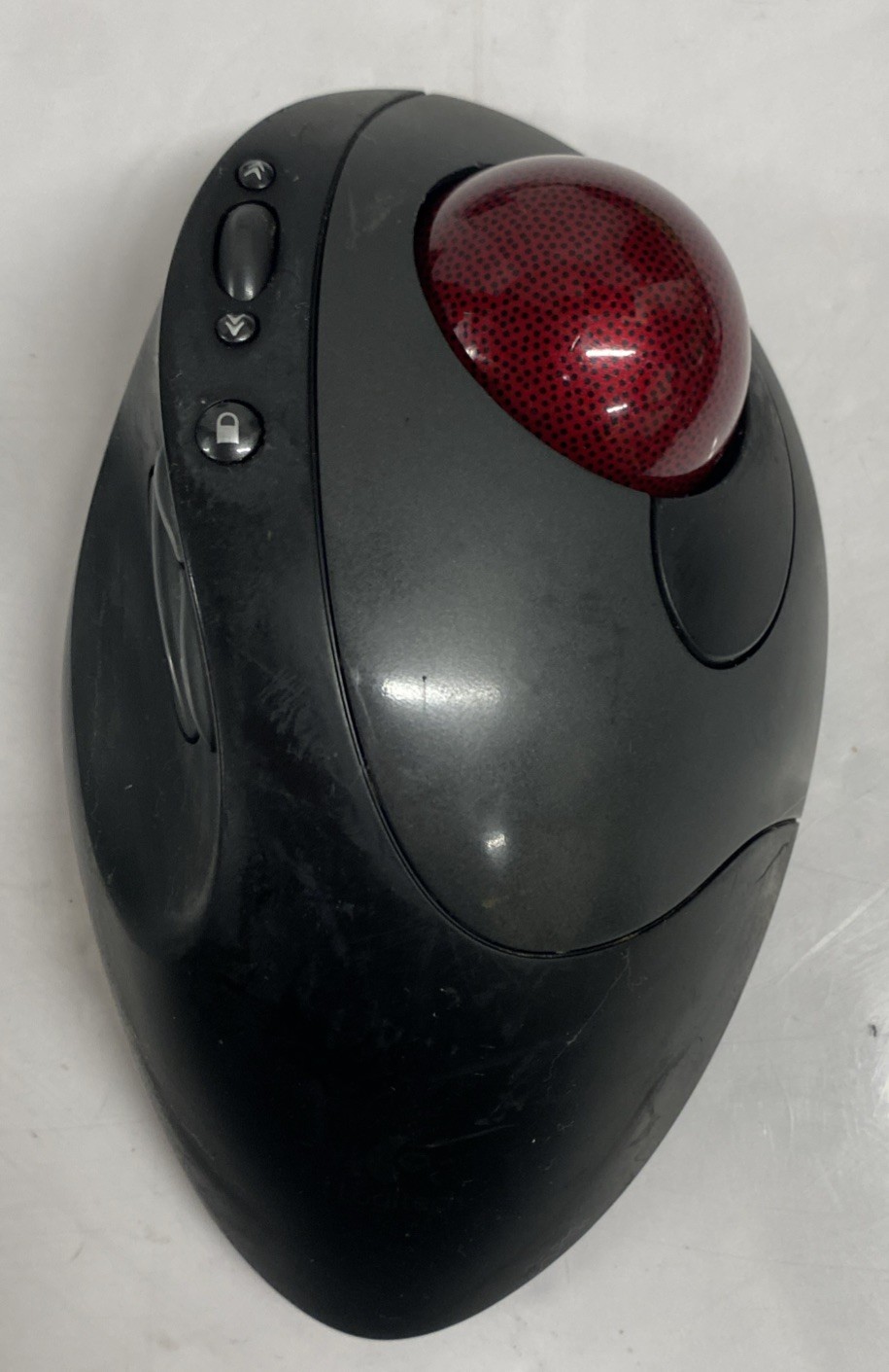 Logitech Cordless Optical Trackman T-RB22 Black Wireless Optical Trackball Mouse