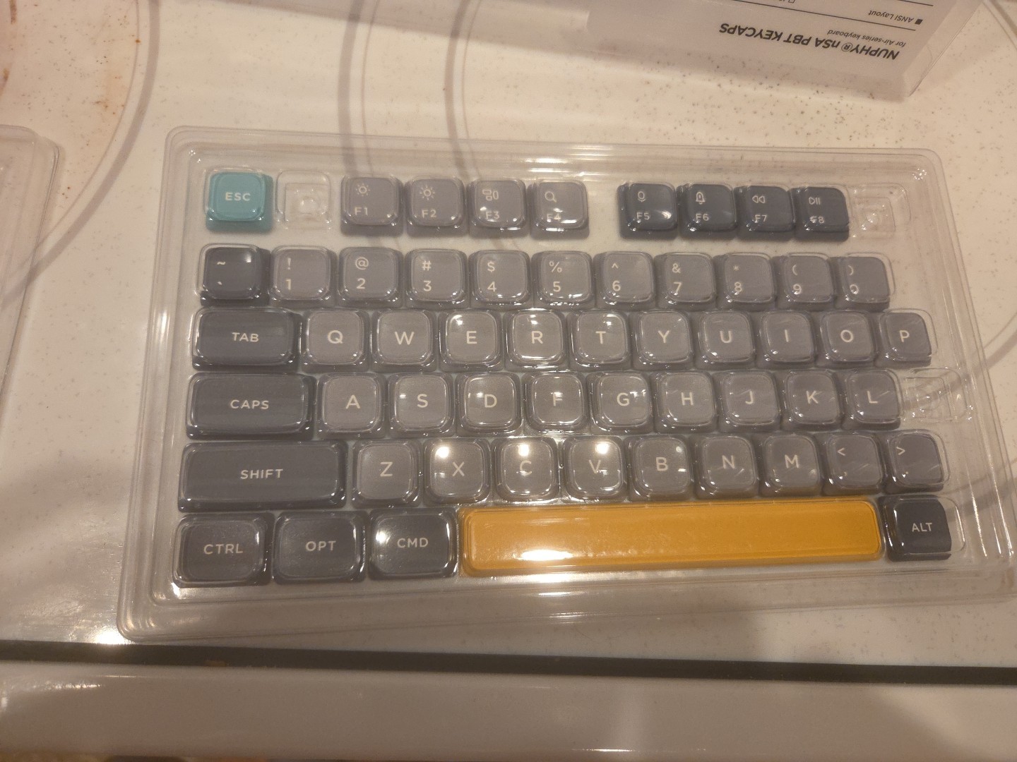 Nuphy nSA PBT Keycaps Set for Air96 Keyboard ANSI Layout 104 Keys Open Box