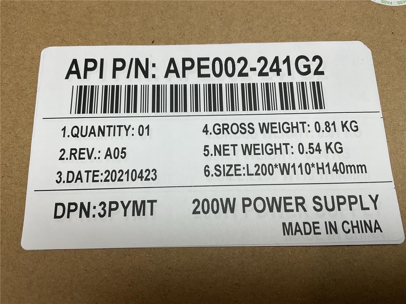 DELL OPTIPLEX 7440 AIO SERIES H155EA-00 POWER SUPPLY UNIT 03PYMT 0143FN New