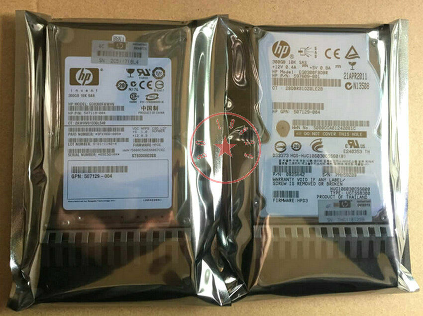 HP EG0300FAWHV 300GB 10K RPM 2.5″ DUAL PORT 670823-001 507127-B21 SAS HARD DRIVE