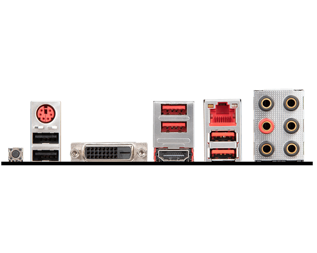 MSI B450 Gaming PLUS Motherboard Socket AM4 DDR4 SATA III PS/2 On-Board Audio