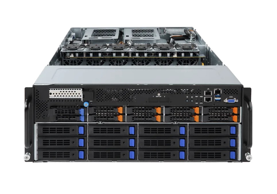 New Gigabyte 4U Server 2x Silver 4110 16-Core 2.1GHz 768GB RAM 10x V100 16GB GPU