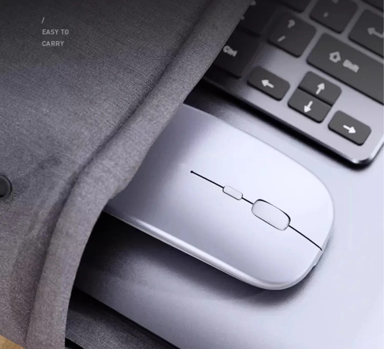 Bluetooth Wireless Mouse for MacBook,ipad,windows,Chromebook (Silver)