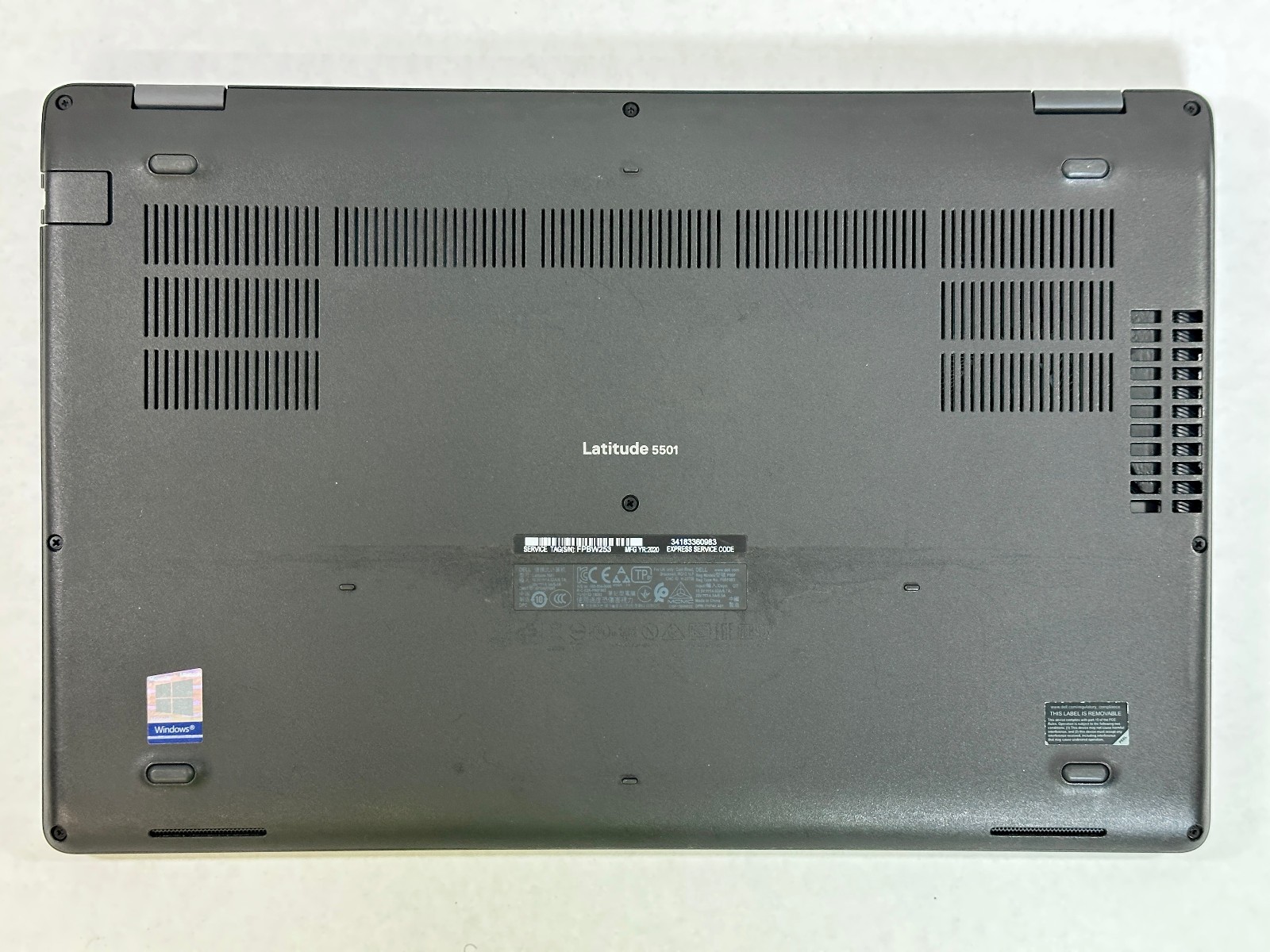 Dell Latitude 5501 15.6″ Intel Core i5-9400H 16GB RAM 256GB NVMe Win11 Pro