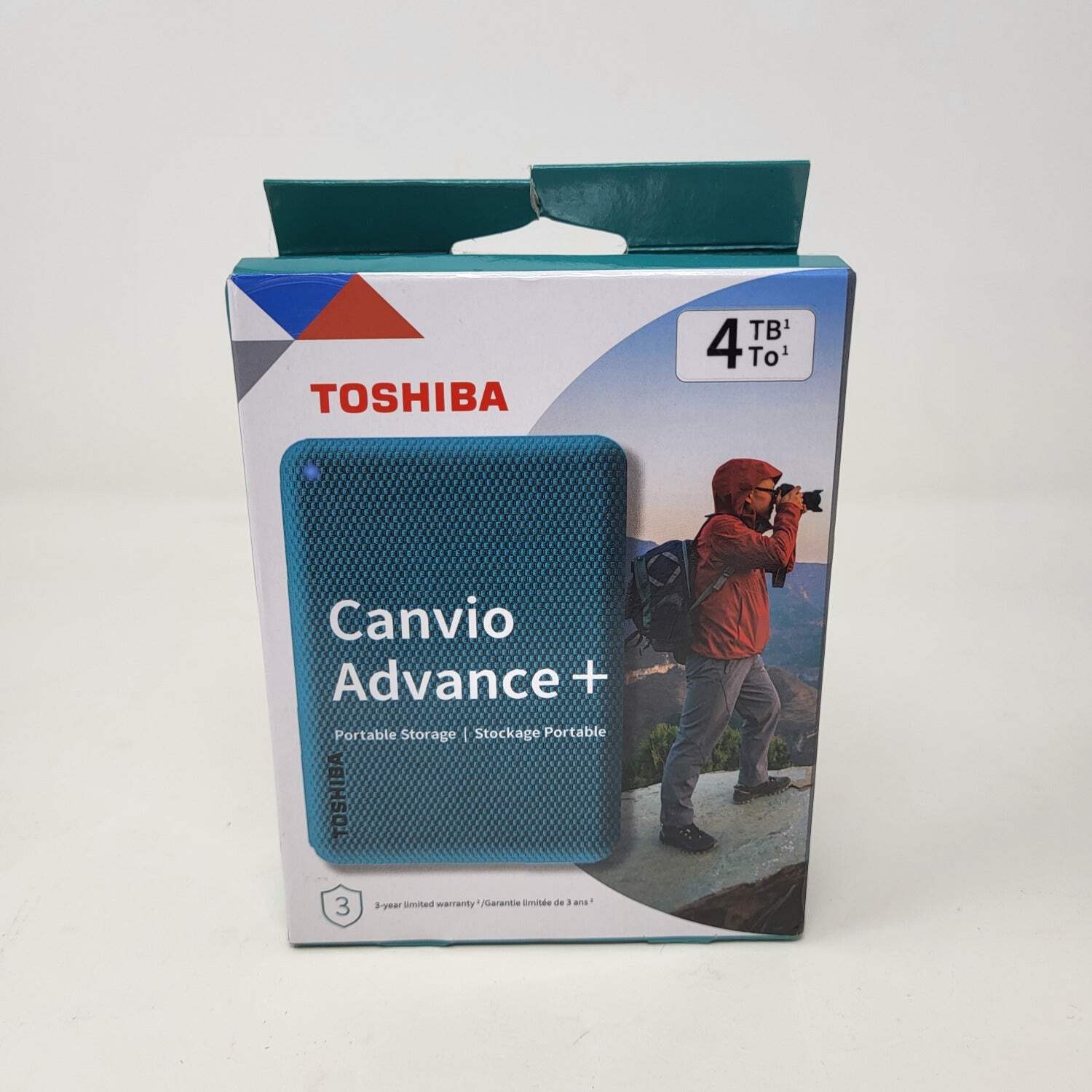 New Toshiba Canvio Advance + 4TB Storage HDTCA40XGCCB