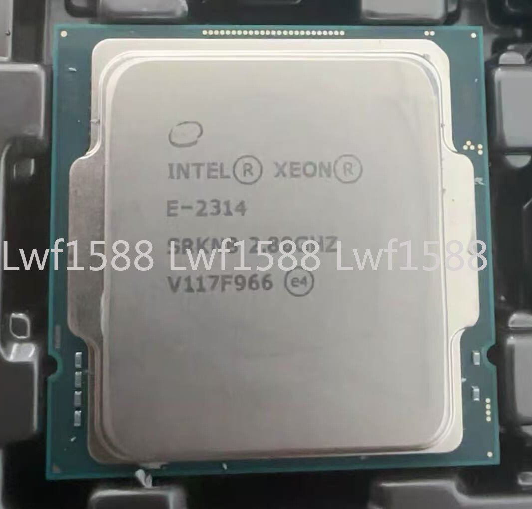 Intel Xeon E-2314 4Core 8M cache 2.80GHz to 4.50GHz LGA1200 TDP65W CPU processor
