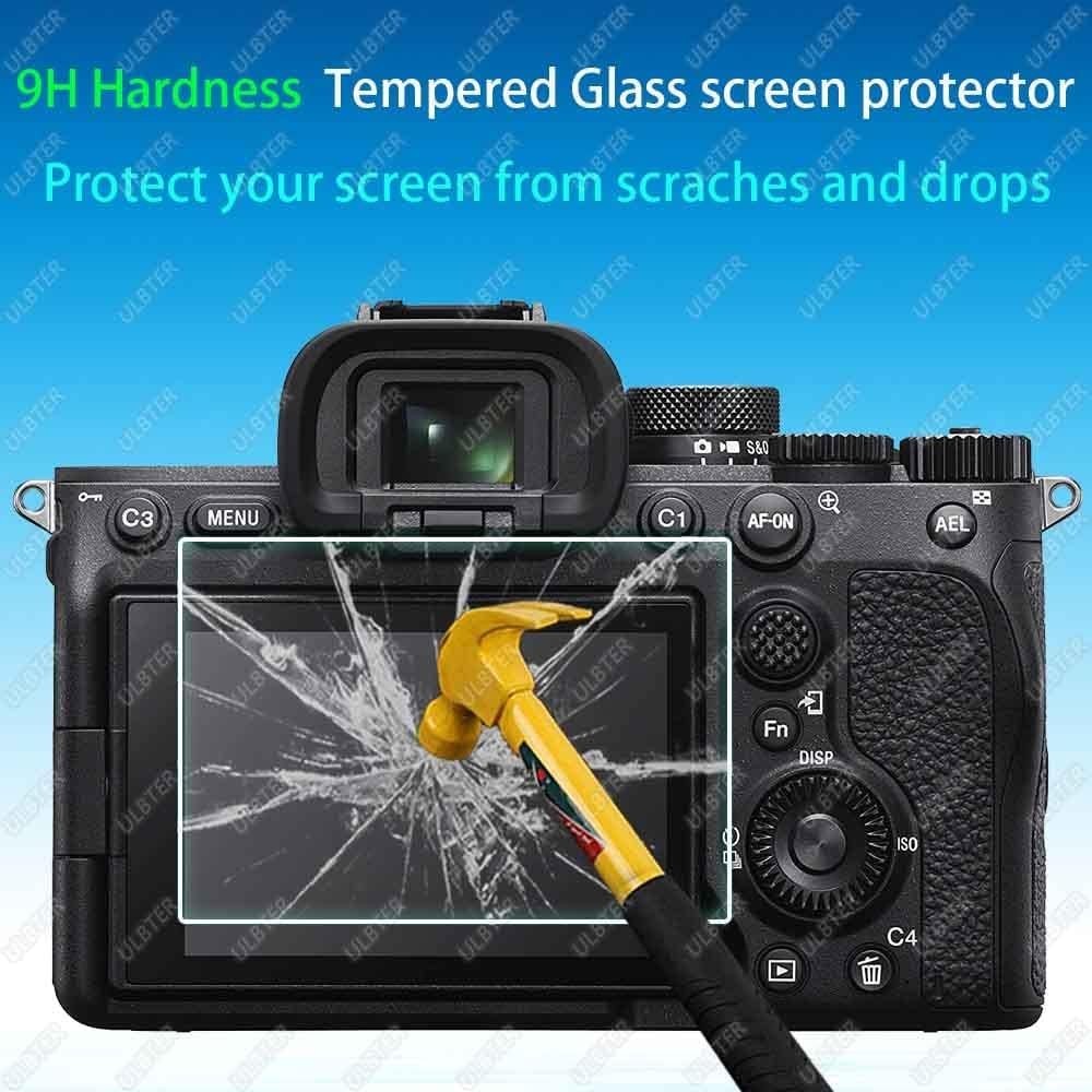 Screen Protector for Sony A7 IV Alpha 7 IV A7IV A7M4 A74 & Hot Shoe Cover [3+2 P