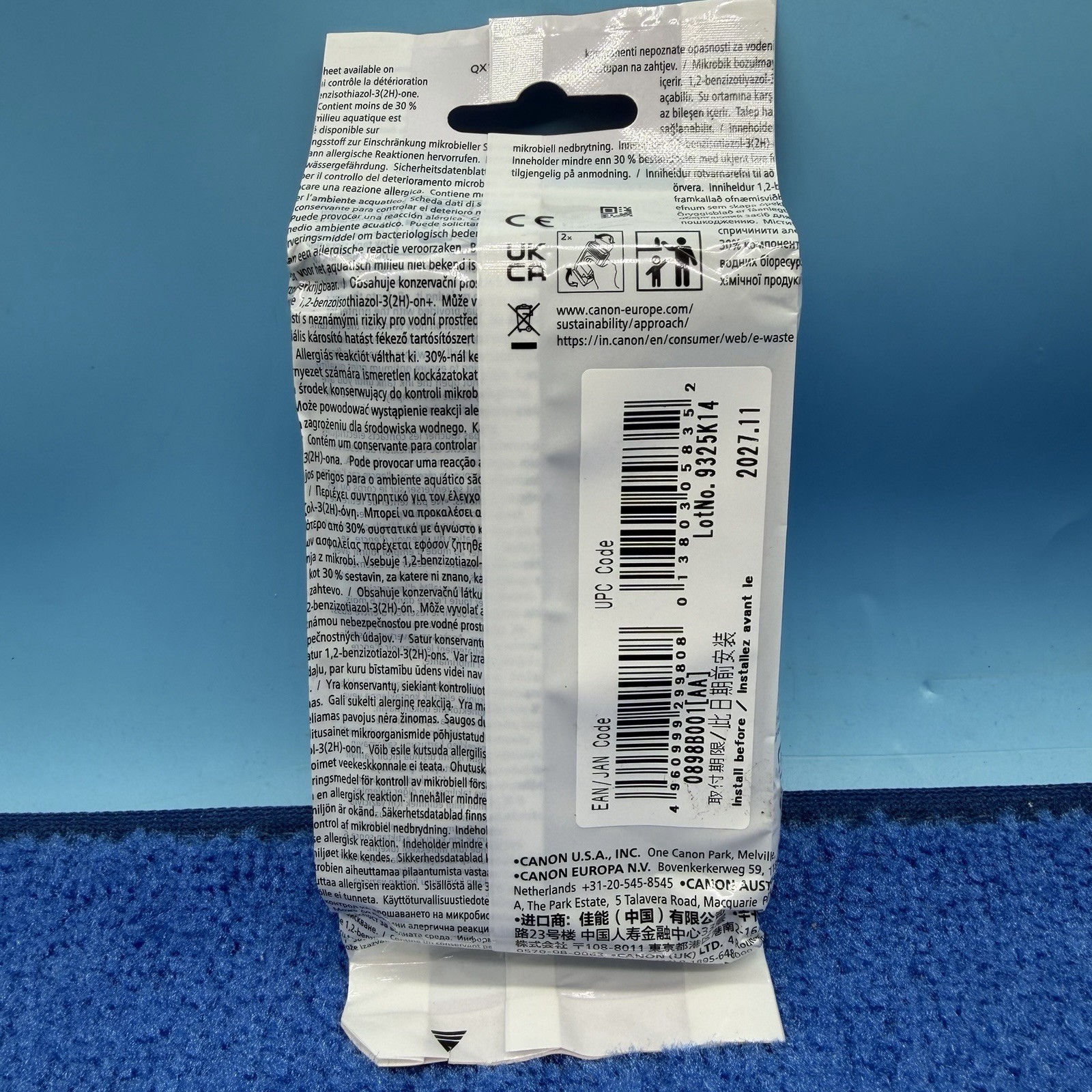 Canon PFI-102Y Yellow Ink Tank 130ml Sealed exp 11/2027 0898B001AA