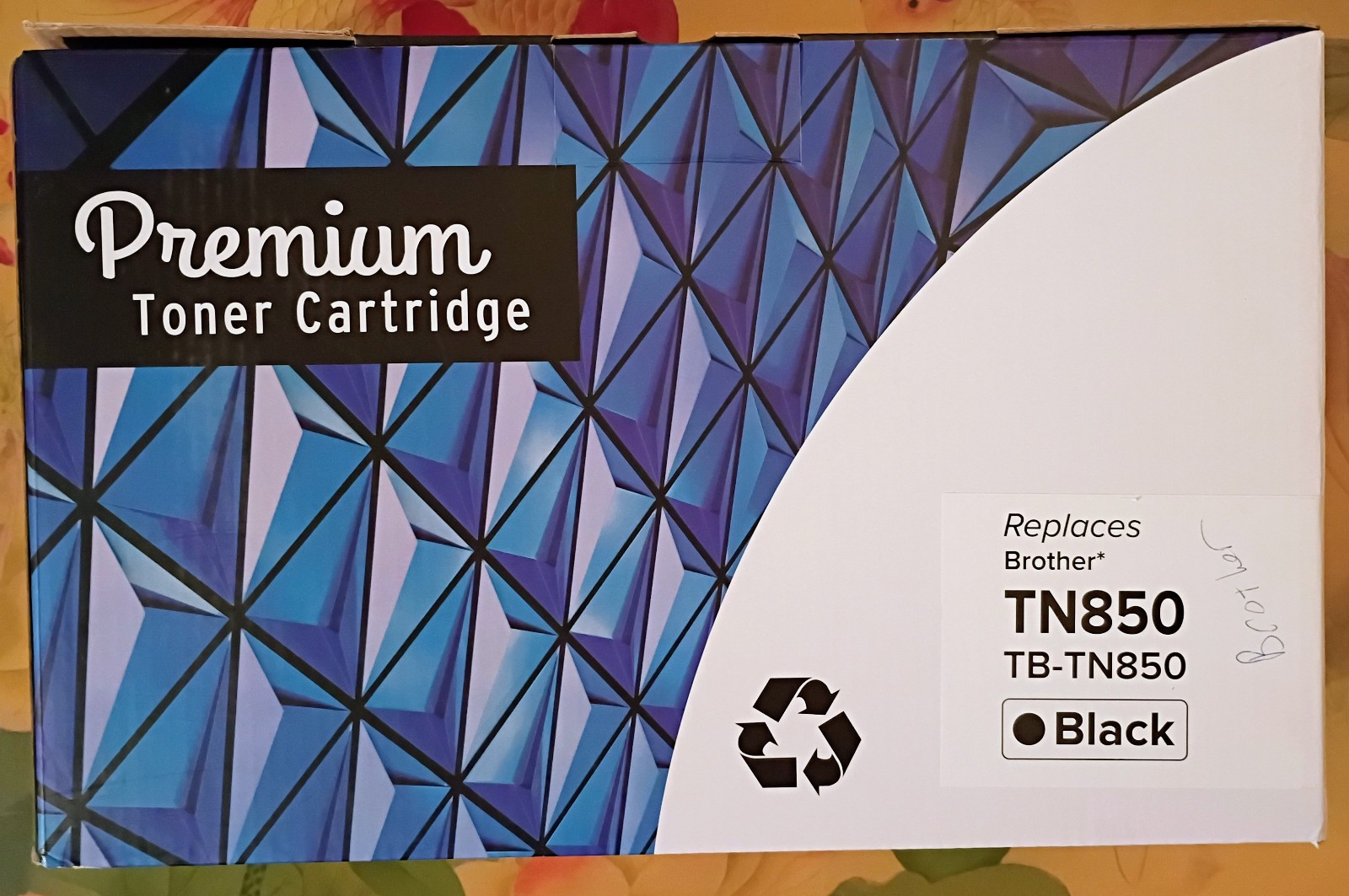 TN850 (TB-TN850) Premium Black Toner Cartridge Open box sealed toner