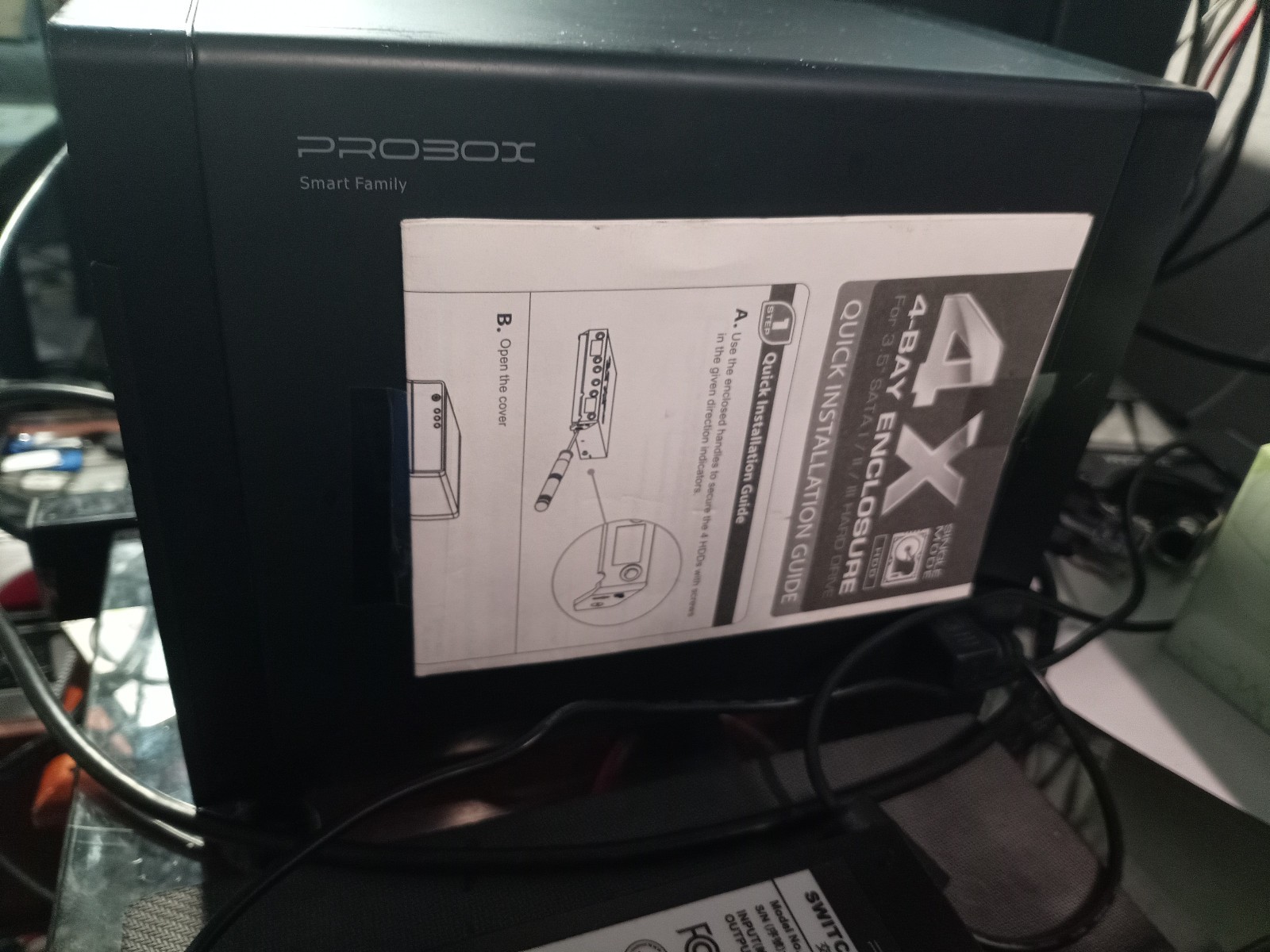 Mediasonic PROBOX 4-Bay Drive Enclosure / USB3 / ESATA / 4x 12TB = 48TB RAID