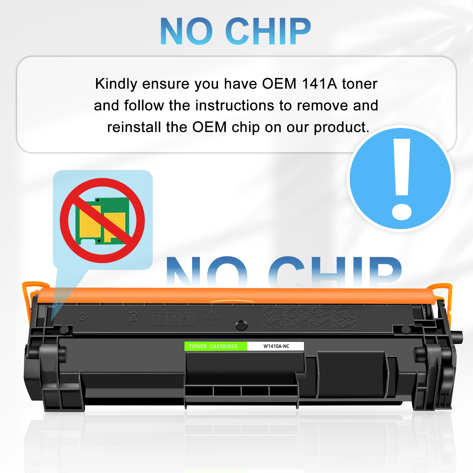 141A W1410A Toner Cartridges Replace for HP M110w M139w M140w Black,~NO CHIP