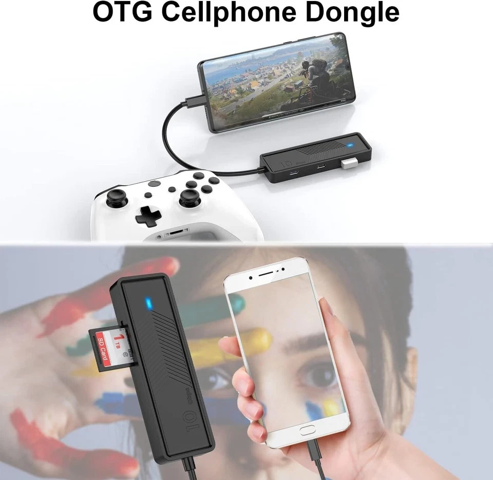 USB Smart Card Reader DOD Military USB Cac Memory Card Reader SDHC/SDXC/SD Card
