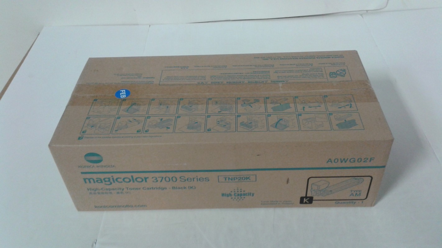Konica Minolta TNP-20k Toner Ctg A0WG02F Black 5.000 Pages for Konica 3730DN