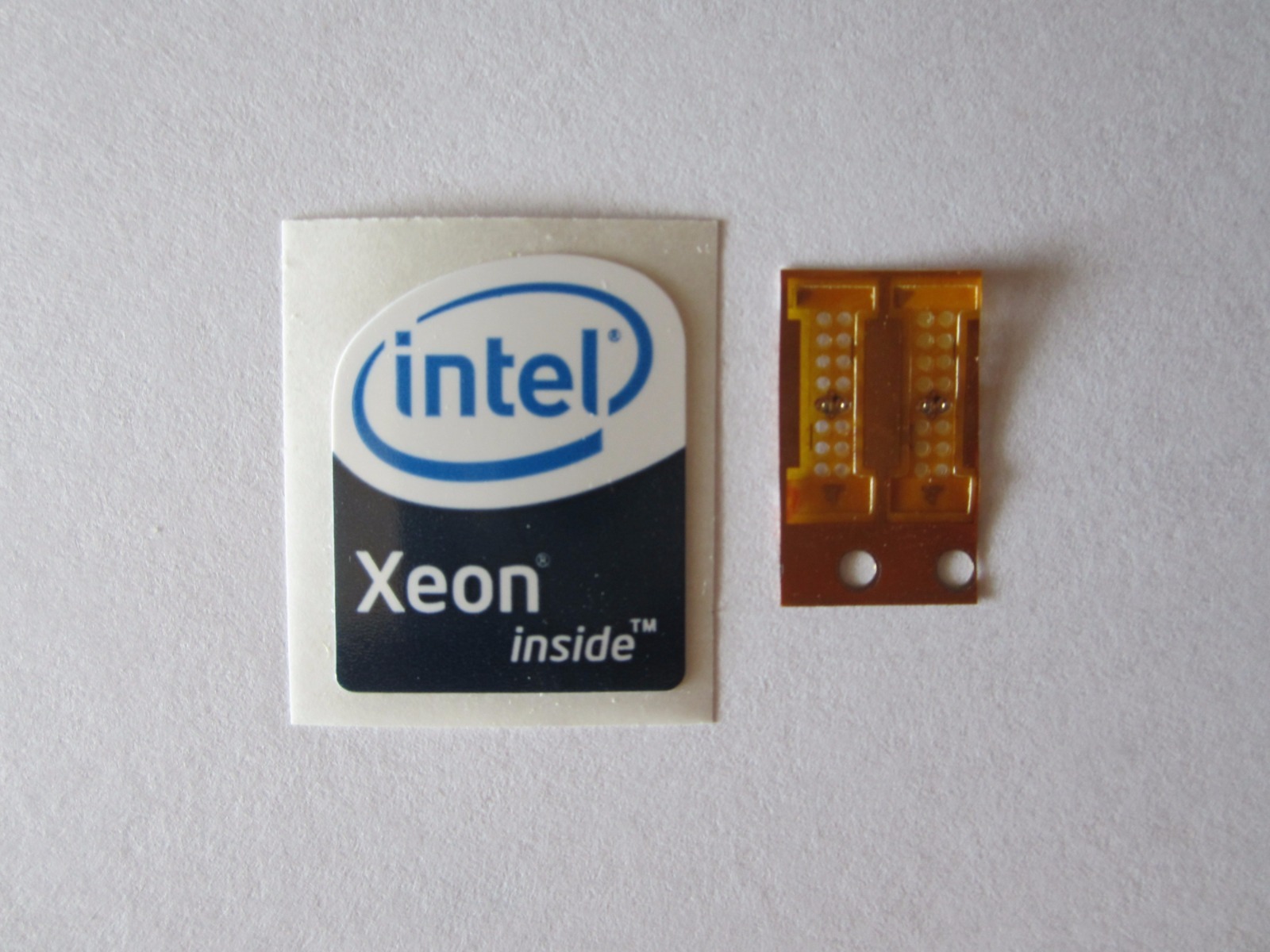 2 LGA 771 to 775 Adapters for Xeon Mod with one ‘Intel Xeon Inside’ sticker