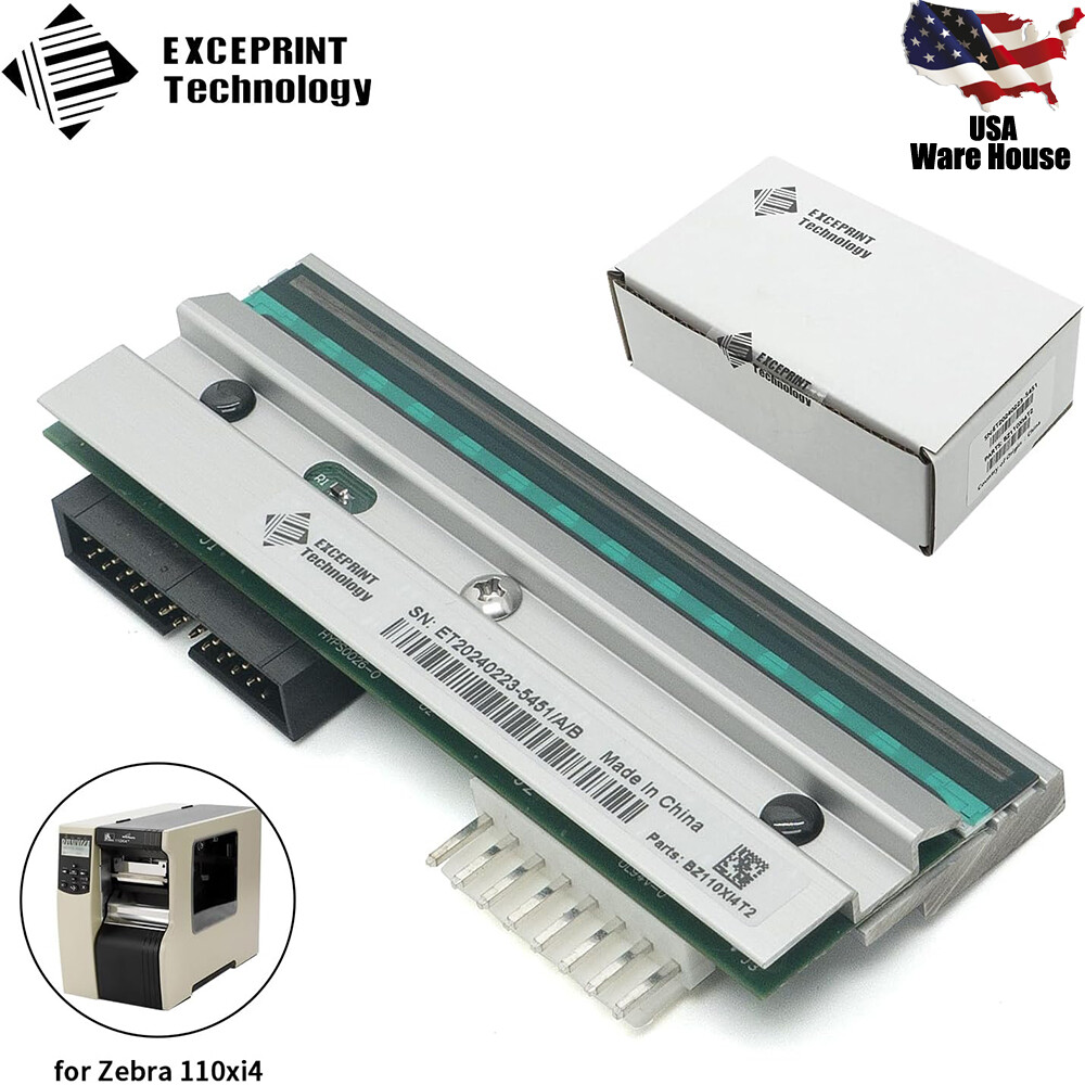 Printhead for Zebra 110Xi4 105SL Plus Thermal Barcode Printer 203dpi P1004230 US