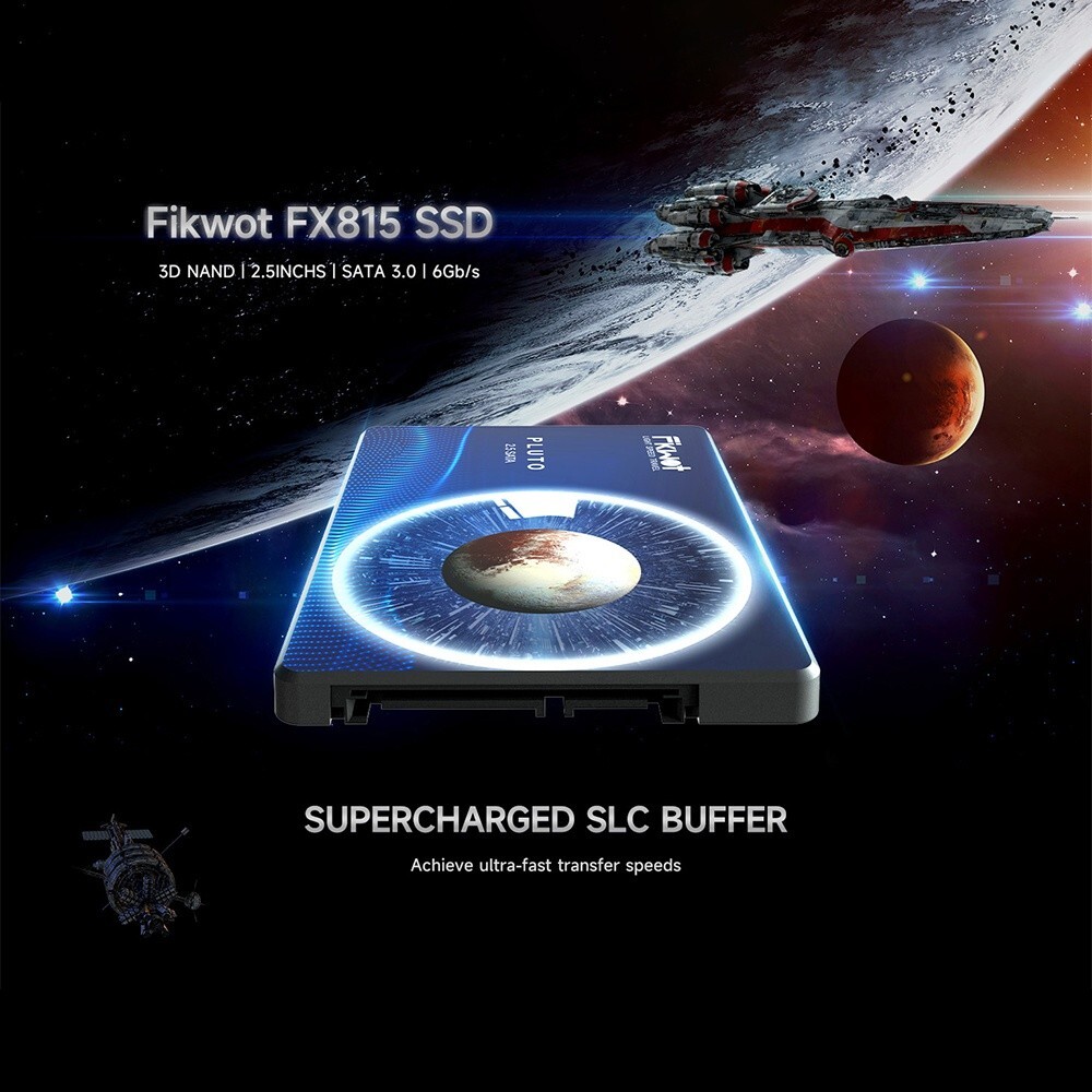 Fikwot 4TB SSD 2.5 SATA Internal SSD Hard Drive 6Gbs 550MB/s For PC/MAC/Xbox/PS4